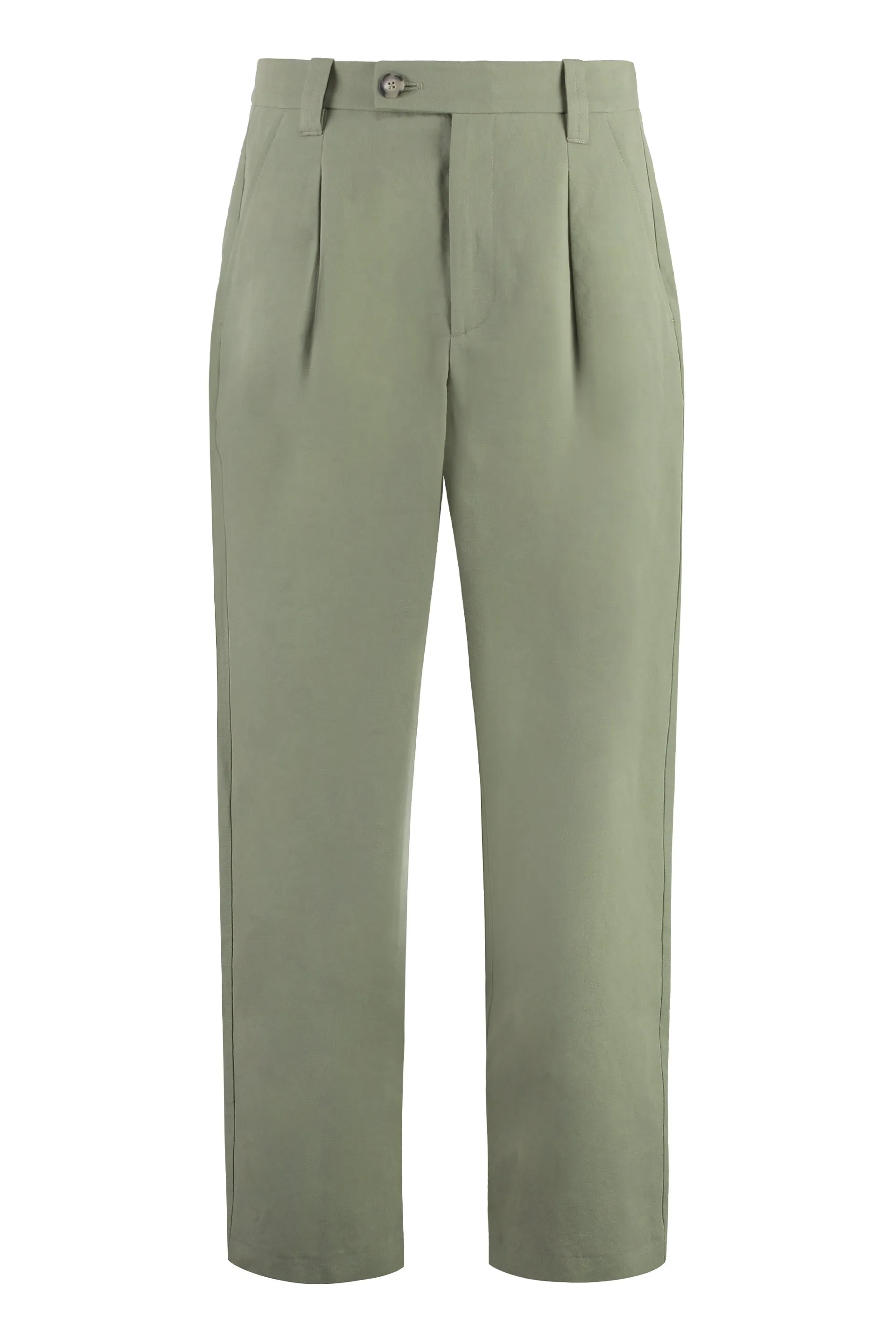 A.P.C. Pantaloni Renato in cotone e lino