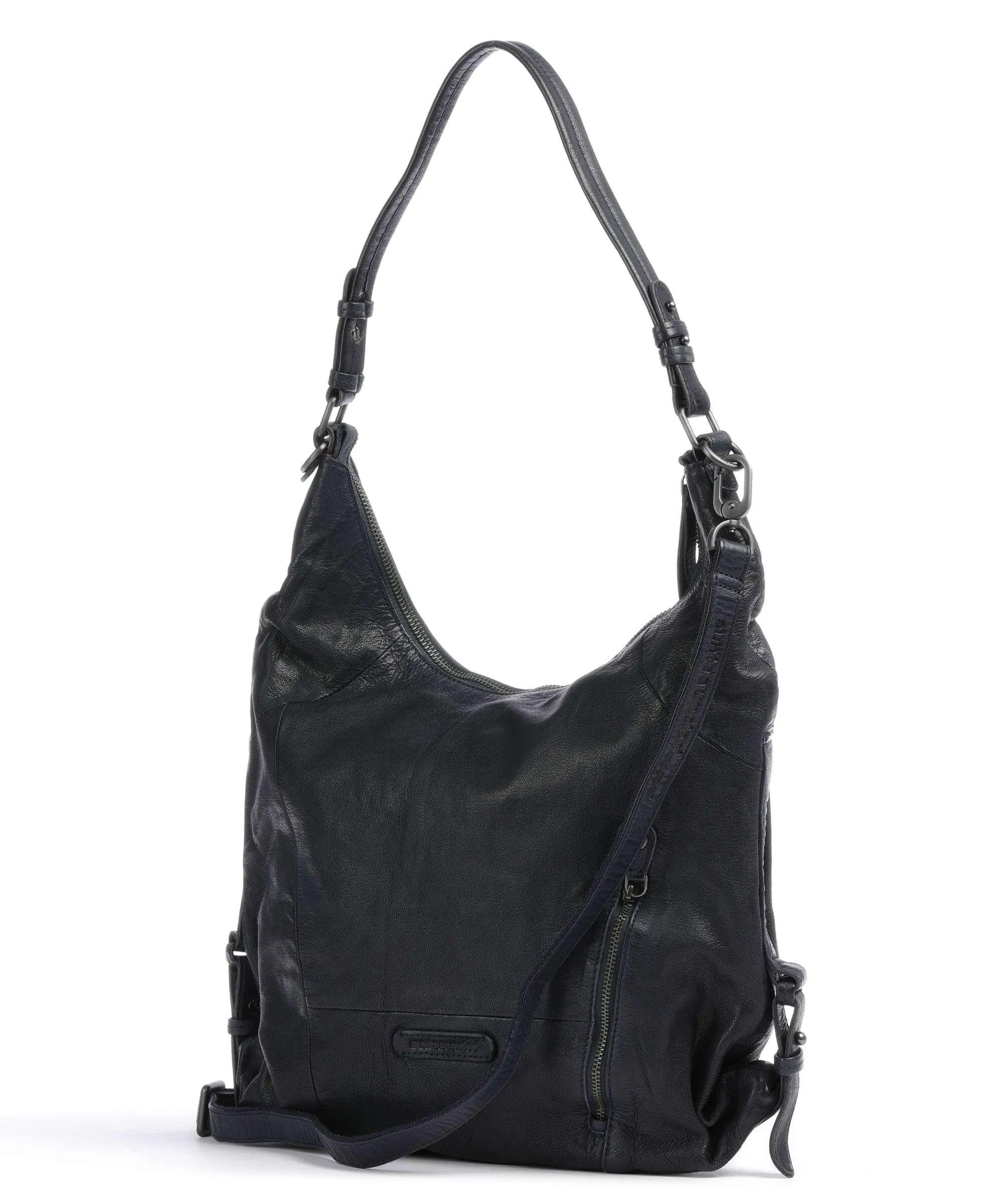 Aunts & Uncles Guerilla Gardeners Chloe Borsa hobo pelle di capra navy  