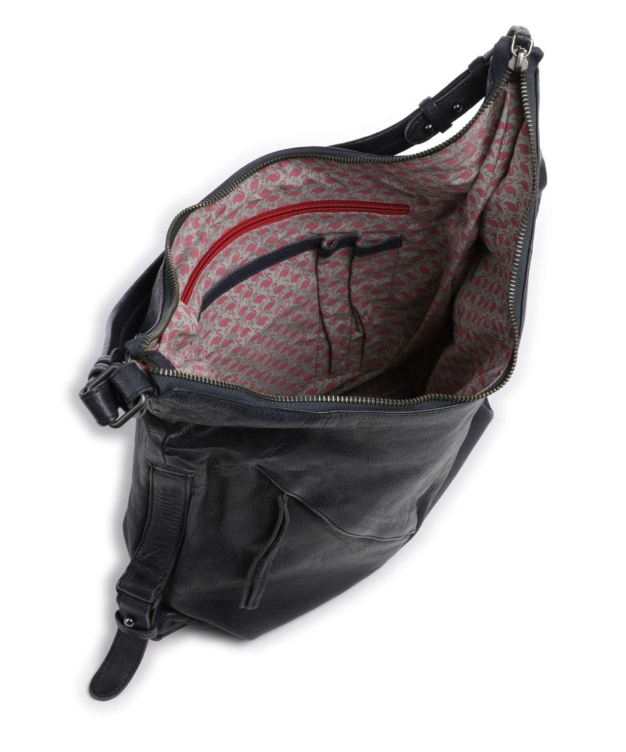  Aunts & Uncles Guerilla Gardeners Chloe Borsa hobo pelle di capra navy  