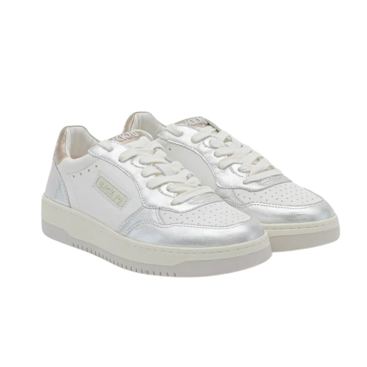 BACK 70 SLAM-A902 SNEAKER DONNA BIANCO RIP ARGENTO  