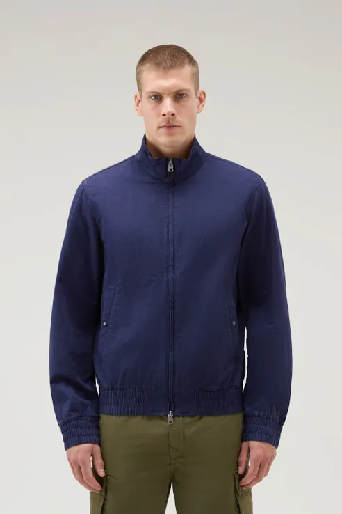 Bomber in misto cotone e lino                                                                                                   