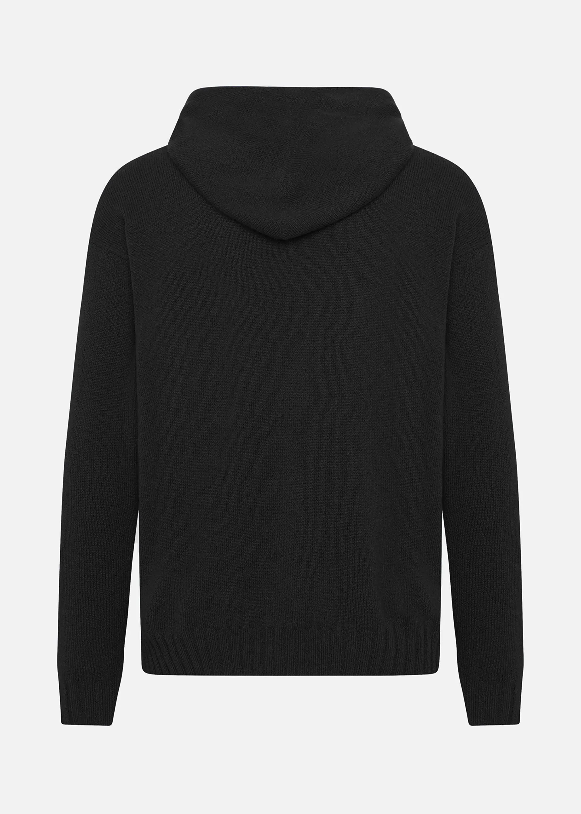 Felpa in lana vergine e cashmere