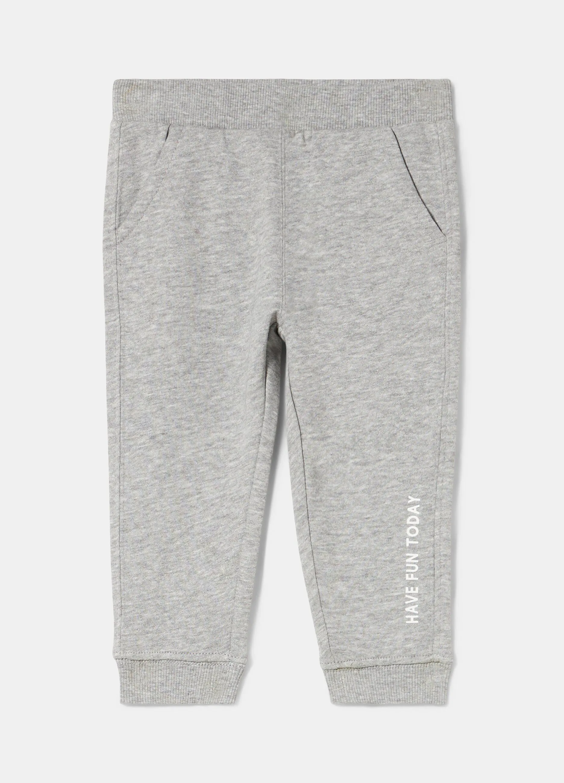 Joggers in felpa neonato