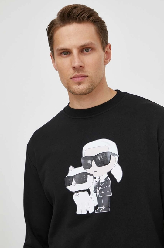Karl Lagerfeld felpa in cotone