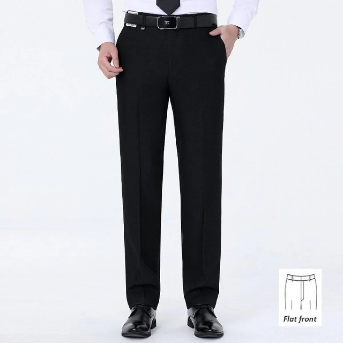 Pantaloni di lana da uomo di fascia alta quattro stagioni Pantaloni da completo Traf, pantaloni da lavoro formali, pantaloni da
