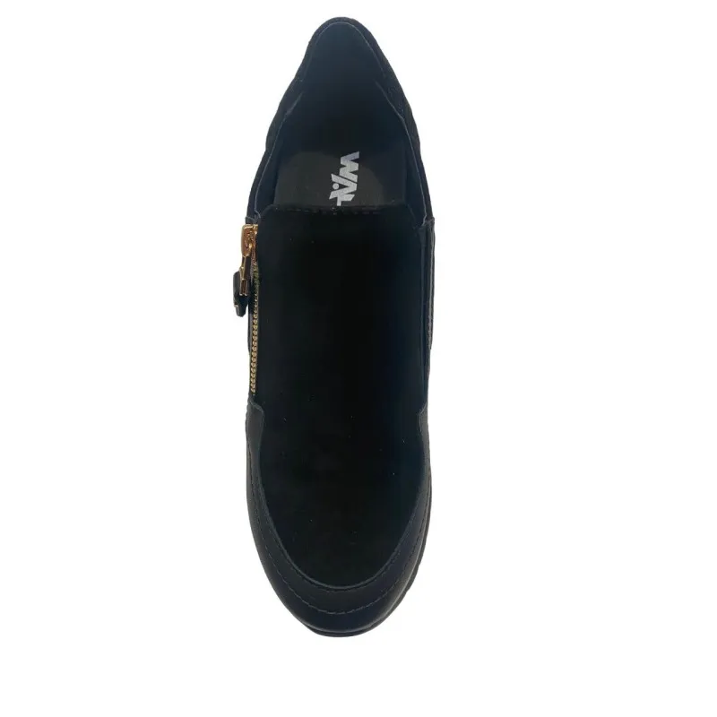 SCARPE DA DONNA IN PELLE E CAMOSCIO MELLUSO