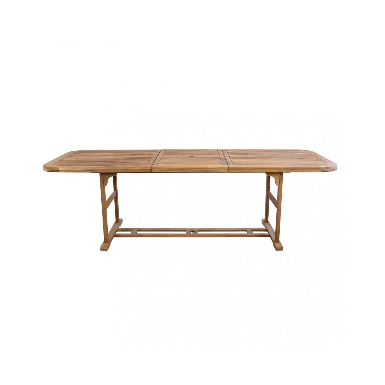 TAVOLO RETTANGOLARE 180/240X100 DOUBLE - MARRONE