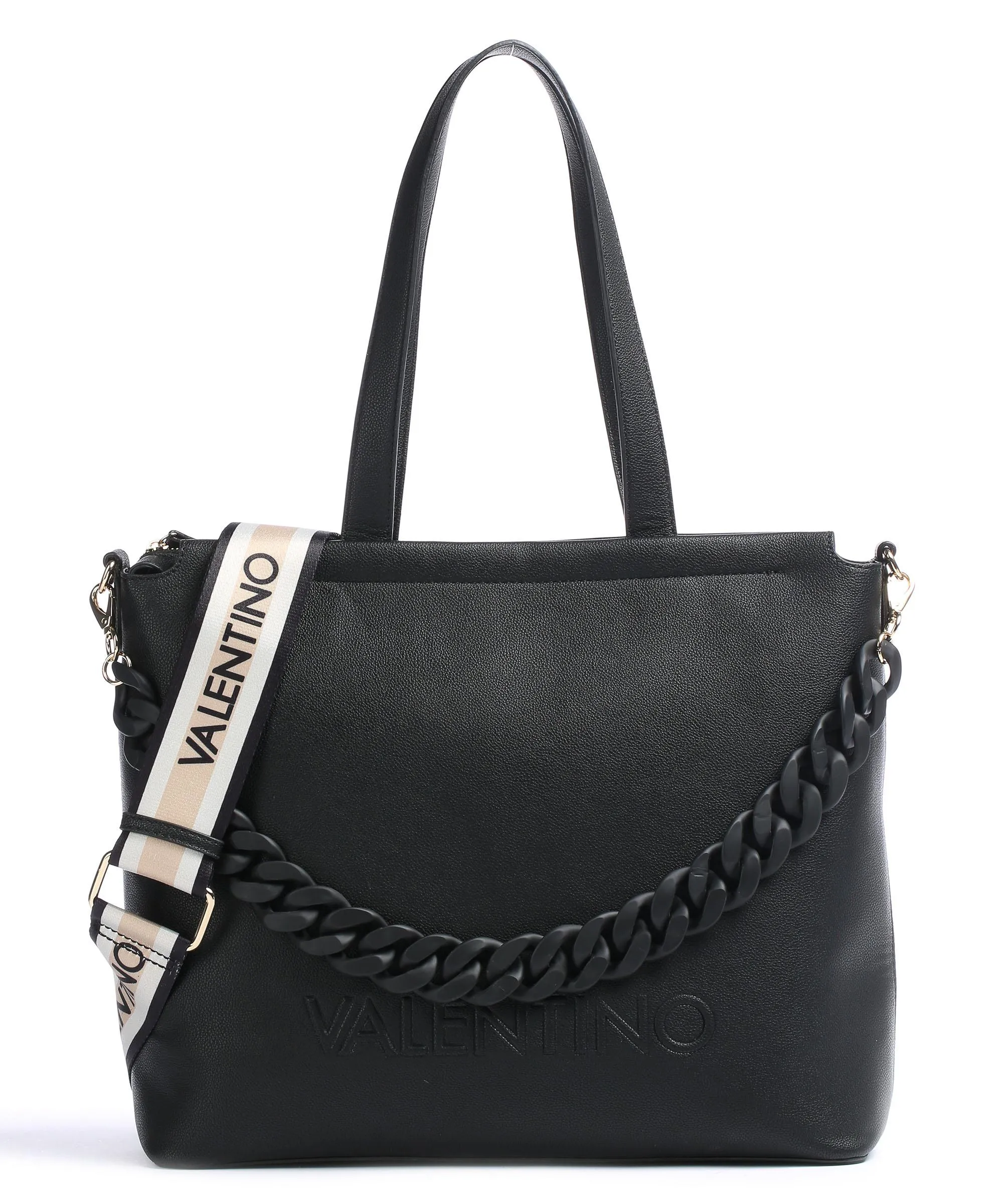  Valentino Bags Noodles Borsa shopper pelle sintetica nero  