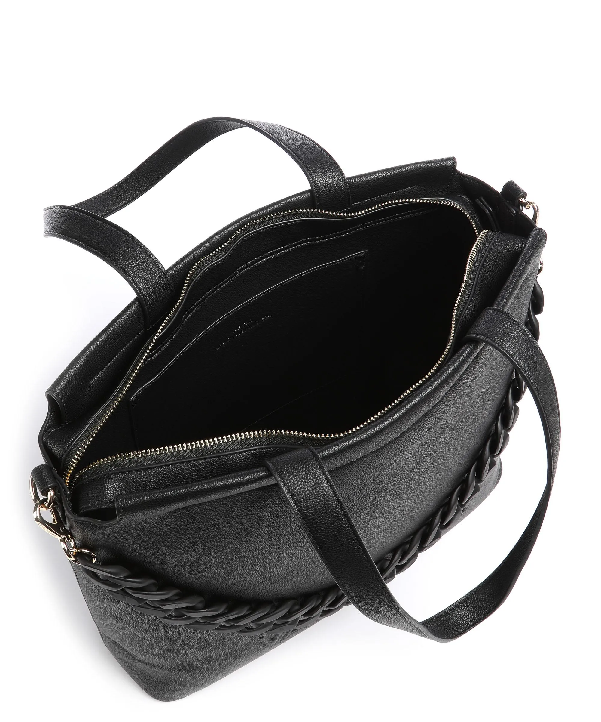 Valentino Bags Noodles Borsa shopper pelle sintetica nero  